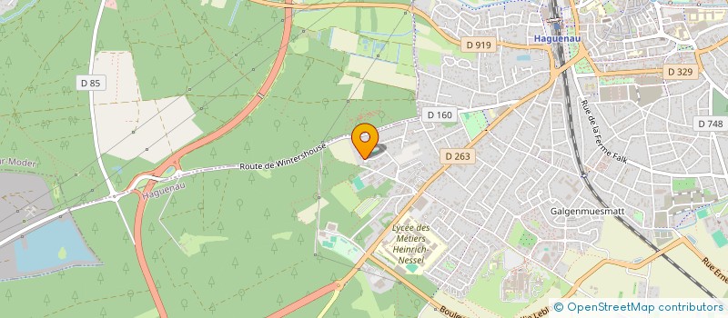 localisation de l'entreprise SCI ARP  HAGUENAU