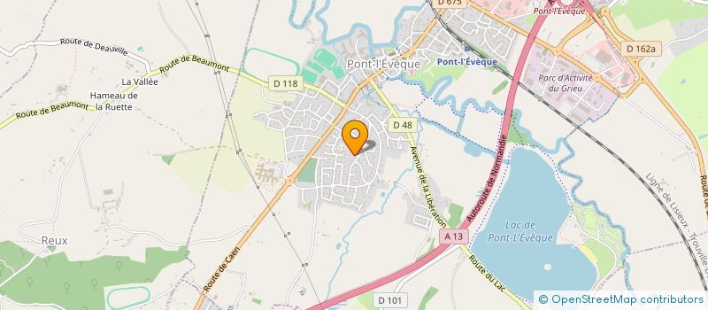 localisation de l'entreprise SCI ARPAGO  PONT L'EVEQUE