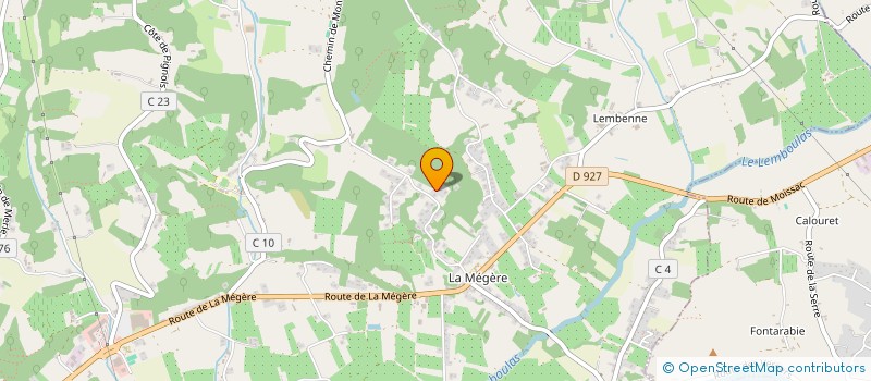 localisation de l'entreprise SCI ARPEEL  MOISSAC