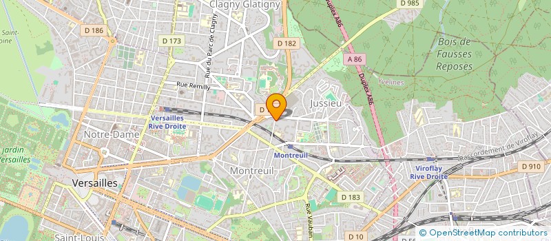 localisation de l'entreprise SCI ARPEGE à VERSAILLES
