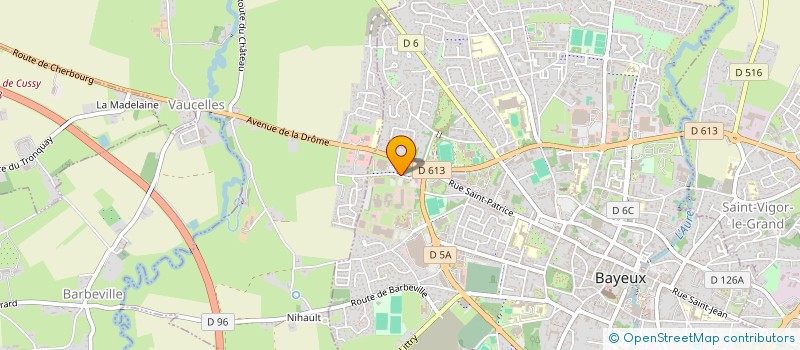 localisation de l'entreprise SCI ARPEGE  BAYEUX