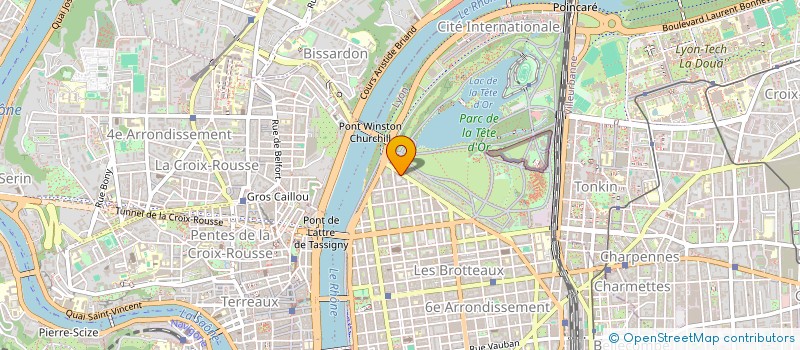 localisation de l'entreprise SCI ARPEGE  LYON