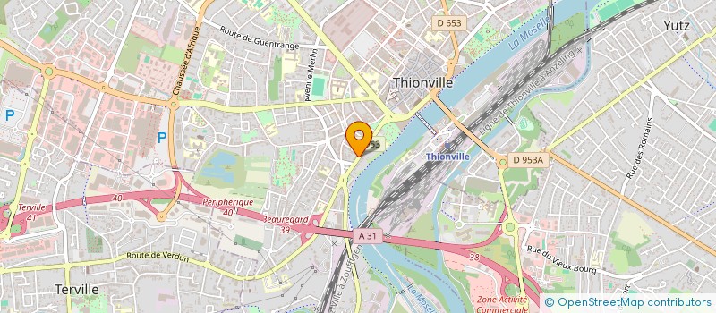 localisation de l'entreprise SCI ARPEGE à THIONVILLE
