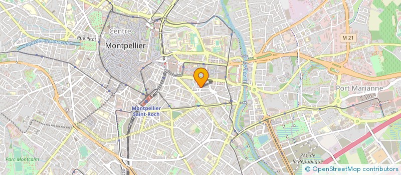localisation de l'entreprise SCI ARPEGE ANTIGONE à MONTPELLIER