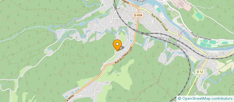 localisation de l'entreprise SCI ARPEGES à EPINAL
