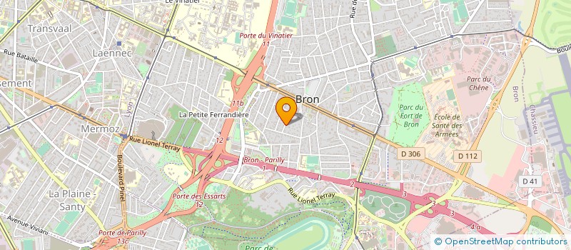 localisation de l'entreprise SCI ARPEL  BRON