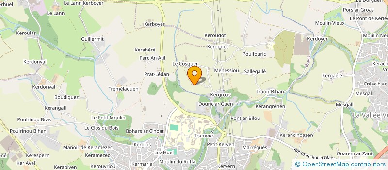 localisation de l'entreprise SCI ARPHILIPED  BREST