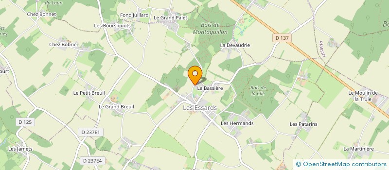 localisation de l'entreprise SCI ARQUE à LES ESSARDS
