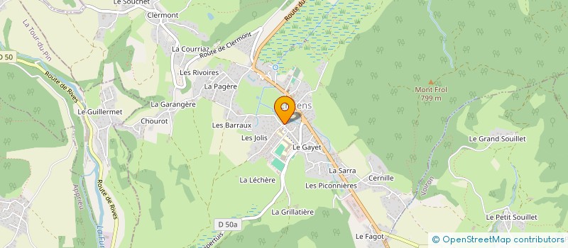 localisation de l'entreprise SCI ARQUILLIERE  CHIRENS