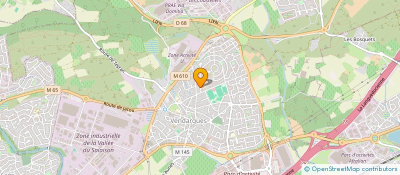 localisation de l'entreprise SCI ARRA à VENDARGUES