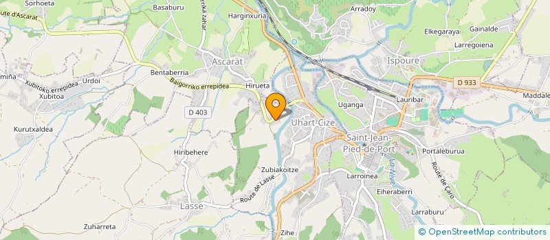 localisation de l'entreprise SCI ARRADOY  ISPOURE