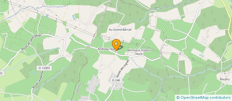 localisation de l'entreprise SCI ARRAS SCHUMAN  SAINT-GENES-DE-FRONSAC