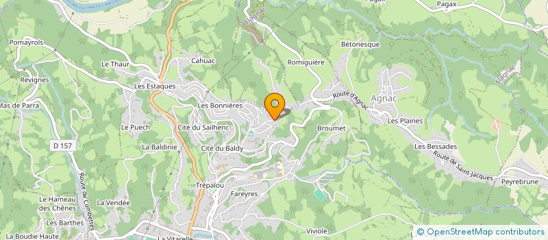 localisation de l'entreprise SCI ARRATA  DECAZEVILLE