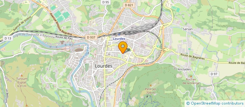 localisation de l'entreprise SCI ARRAYADE à LOURDES
