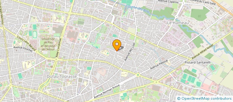 localisation de l'entreprise SCI ARRAYOU à PAU