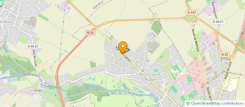 localisation de l'entreprise SCI ARRAZIN  ANZIN-SAINT-AUBIN