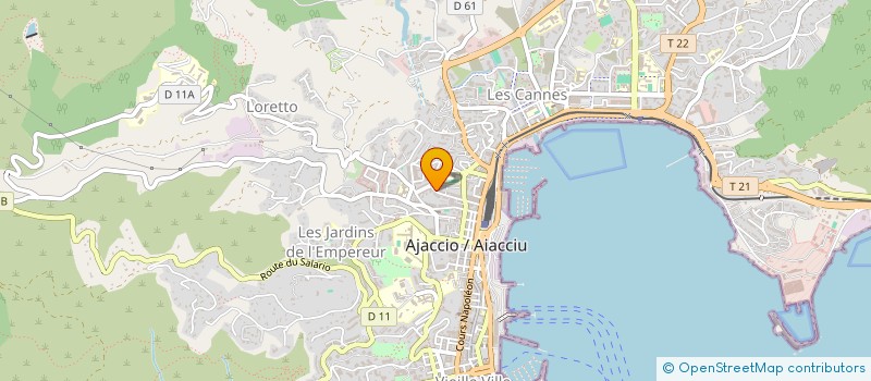 localisation de l'entreprise SCI ARREMA à AJACCIO