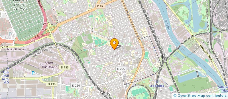 localisation de l'entreprise SCI ARRIA à THIAIS