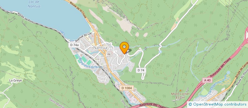 localisation de l'entreprise SCI ARRIGONI à NANTUA