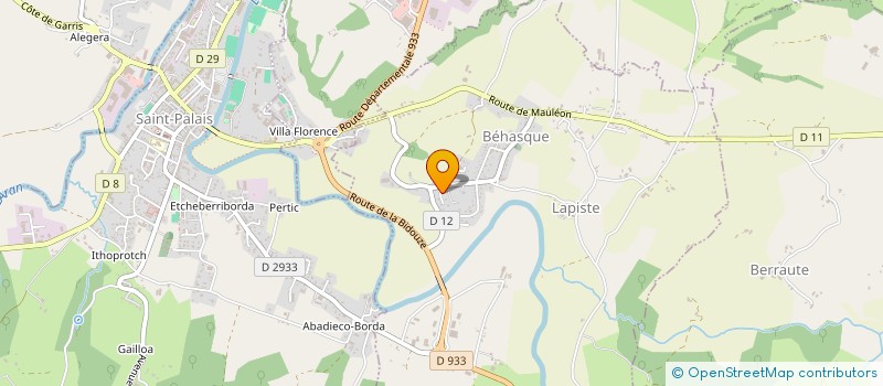 localisation de l'entreprise SCI ARRIJURIA IMMO  BEHASQUE-LAPISTE