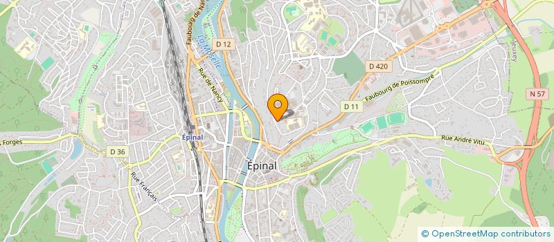 localisation de l'entreprise SCI ARRIMOULA  EPINAL