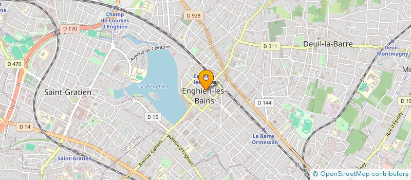 localisation de l'entreprise SCI ARRIVEE 15 à ENGHIEN-LES-BAINS