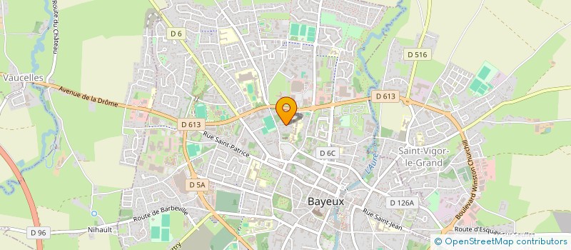 localisation de l'entreprise SCI ARRO DG  BAYEUX