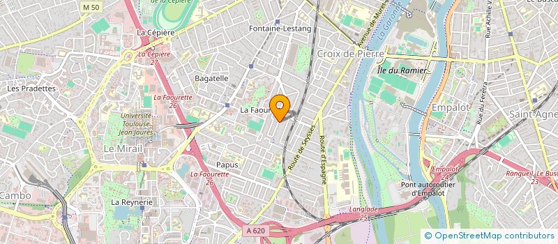 localisation de l'entreprise SCI ARROS à TOULOUSE