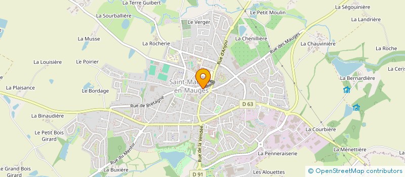 localisation de l'entreprise SCI ARROUET SORIN à SEVREMOINE