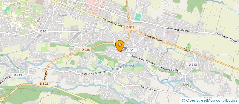 localisation de l'entreprise SCI ARROUTUROUS  IDRON