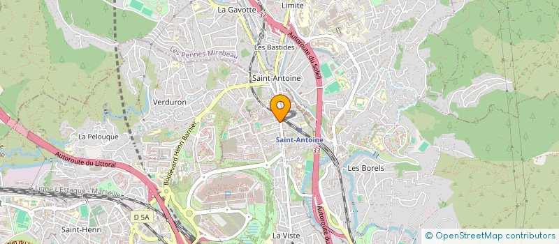 localisation de l'entreprise SCI ARROYA à MARSEILLE