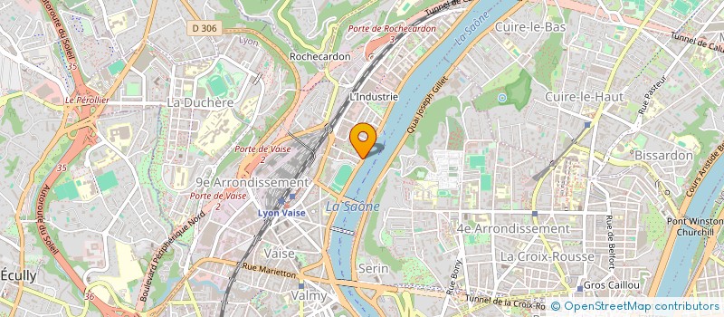 localisation de l'entreprise SCI ARS  LYON