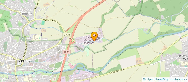 localisation de l'entreprise SCI ARS  UFFHOLTZ