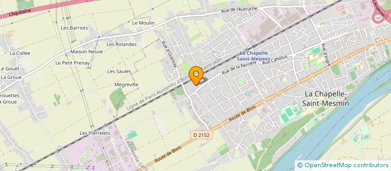 localisation de l'entreprise SCI ARS à LA CHAPELLE-SAINT-MESMIN