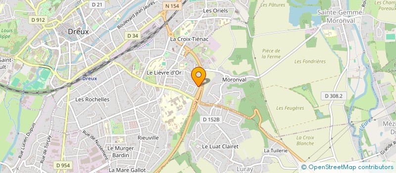 localisation de l'entreprise SCI ARS CURA à DREUX