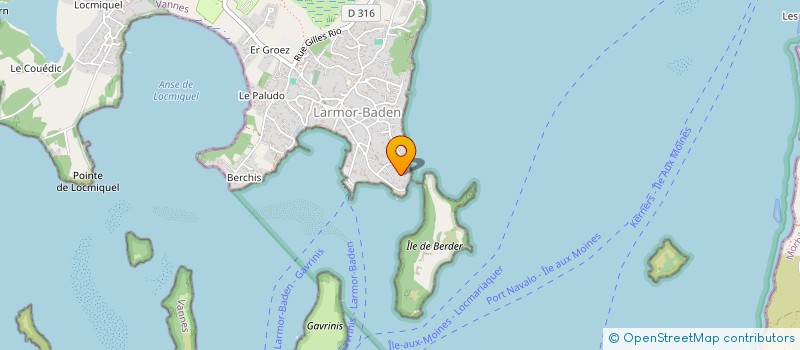 localisation de l'entreprise SCI ARSA  LARMOR-BADEN