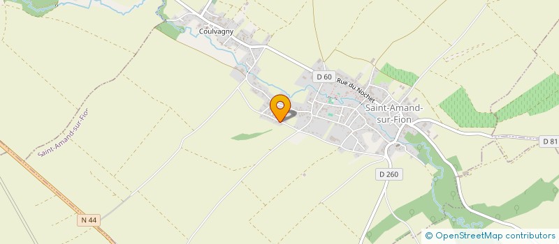 localisation de l'entreprise SCI ARSAN  SAINT-AMAND-SUR-FION