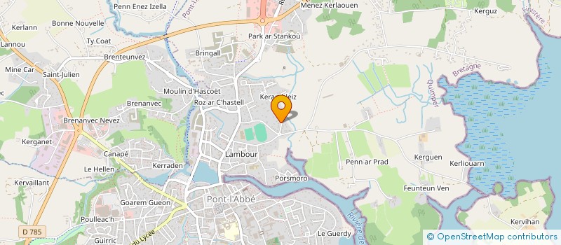 localisation de l'entreprise SCI ARSAND  PONT-L'ABBE