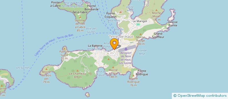 localisation de l'entreprise SCI ARSANTOS à TERRE-DE-HAUT