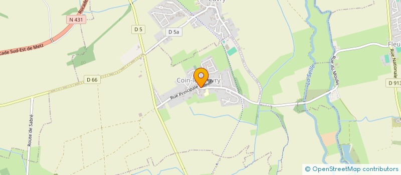 localisation de l'entreprise SCI ARSASSUR  COIN-LES-CUVRY