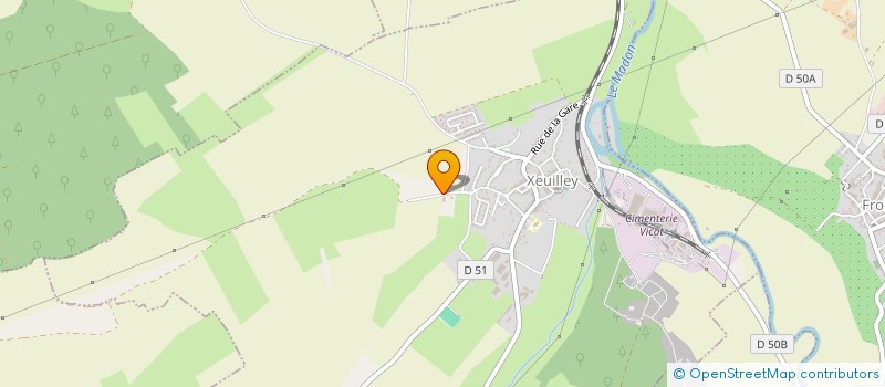 localisation de l'entreprise SCI ARSENA  XEUILLEY