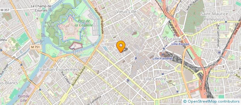 localisation de l'entreprise SCI ARSENAL IMMO à LILLE