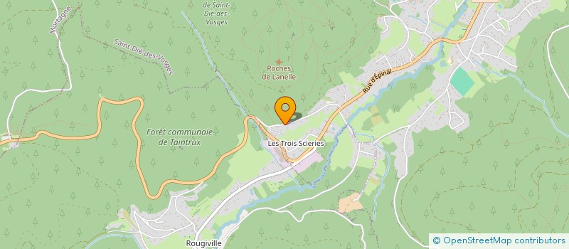 localisation de l'entreprise SCI ARSENE  SAINT-DIE-DES-VOSGES