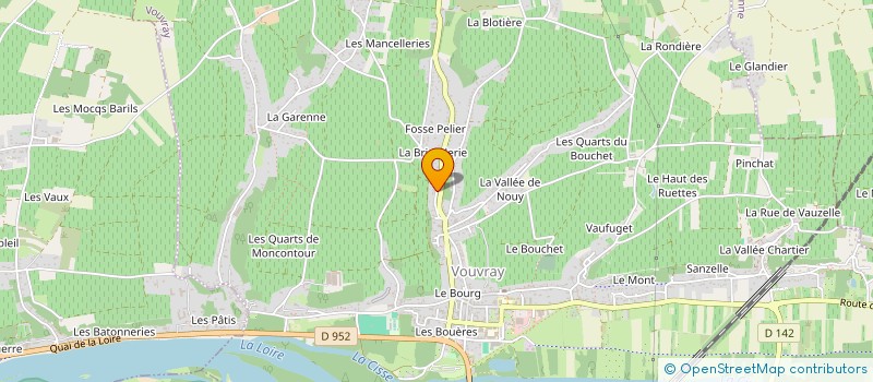 localisation de l'entreprise SCI ARSENE GABRIEL à VOUVRAY