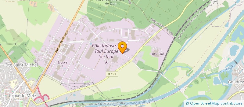 localisation de l'entreprise SCI ARSENIAN  TOUL