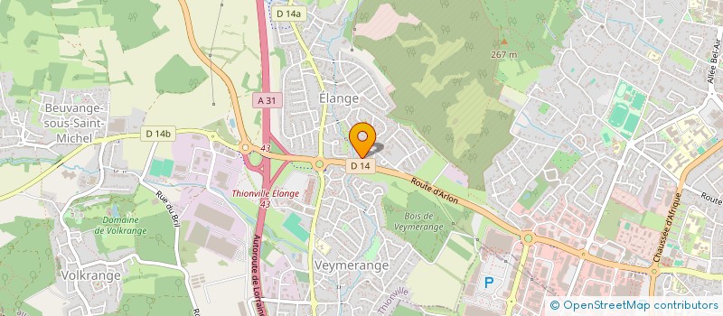 localisation de l'entreprise SCI ARSER à THIONVILLE