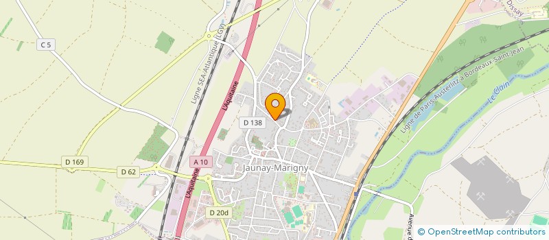 localisation de l'entreprise SCI ARSETOLE  JAUNAY-MARIGNY