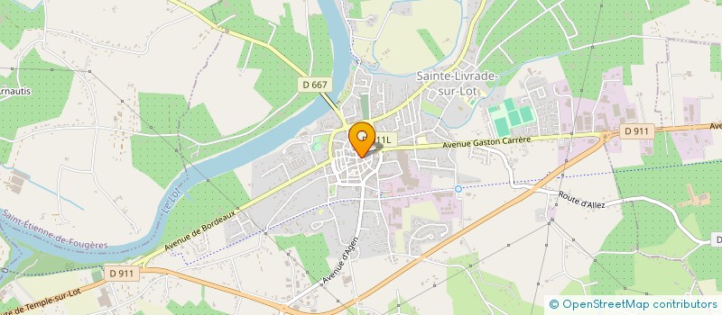 localisation de l'entreprise SCI ARSEURIN  SAINTE-LIVRADE-SUR-LOT