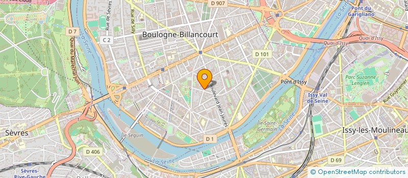 localisation de l'entreprise SCI ARSHROPI à BOULOGNE-BILLANCOURT