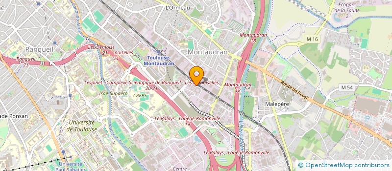 localisation de l'entreprise SCI ARSIMO  TOULOUSE